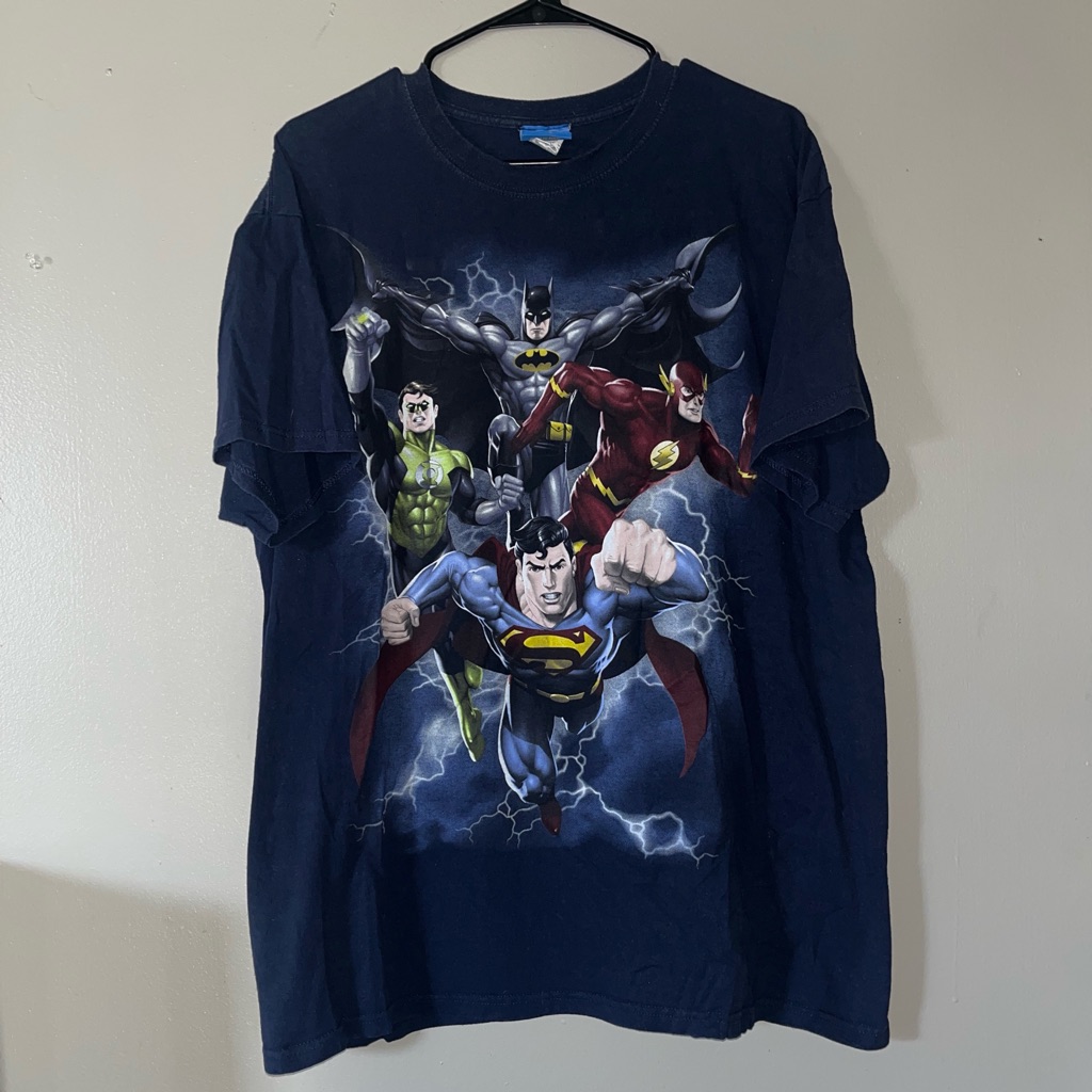 Mens Justice League Shirt Previously Owned Mens Justice League Shirt Previously Owned